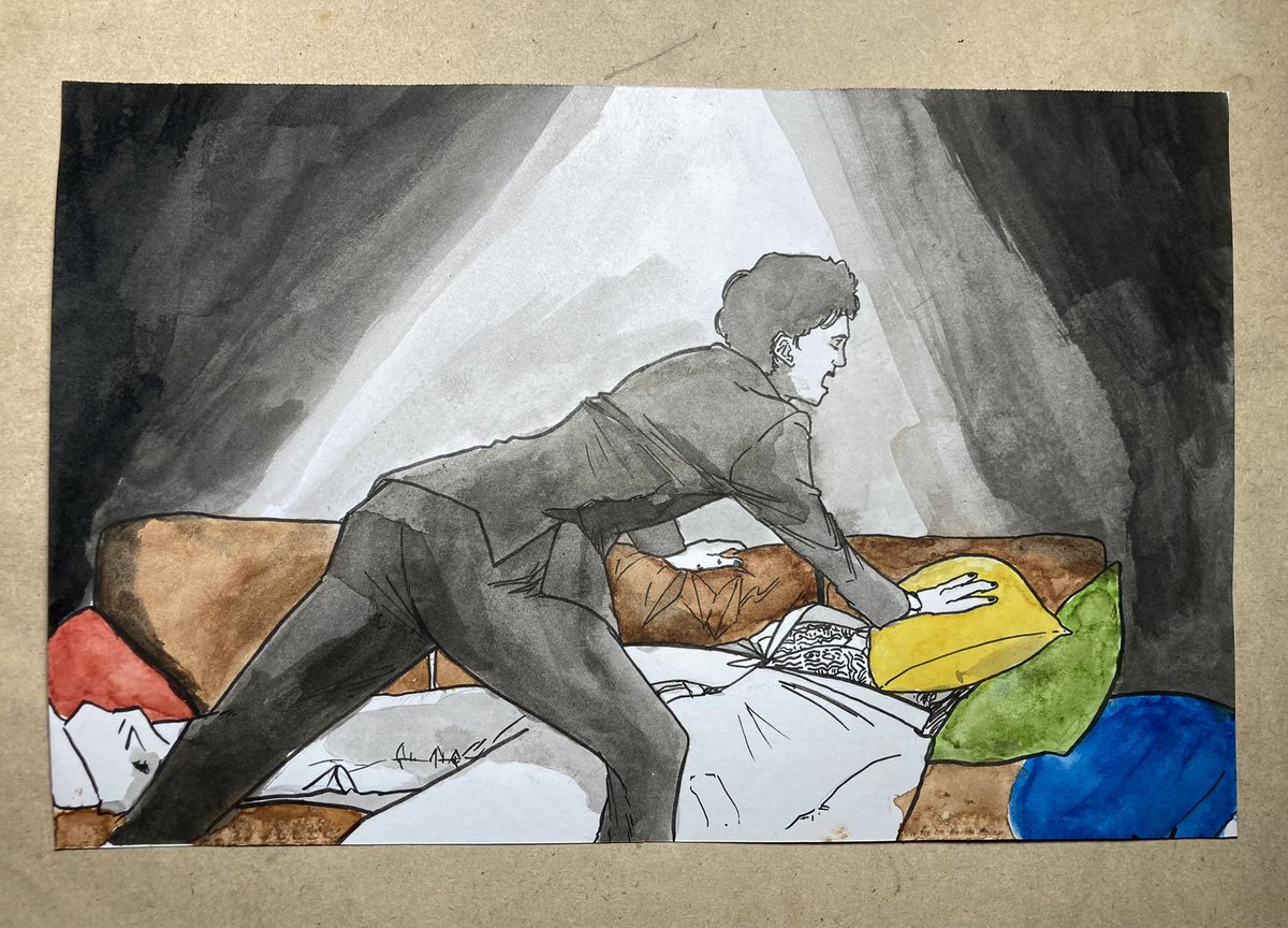 Dai_chaan's tweet photo. "Recreating Every Single Unus Annus Video"
Nov.4.20¿?

You're gonna be sleeping with the fishes tonight!! 
I loved this bit 🤣 x2

#UnusAnnusFanart #MementoMori #UnusAnnus https://t.co/NYP8bYZ4wK