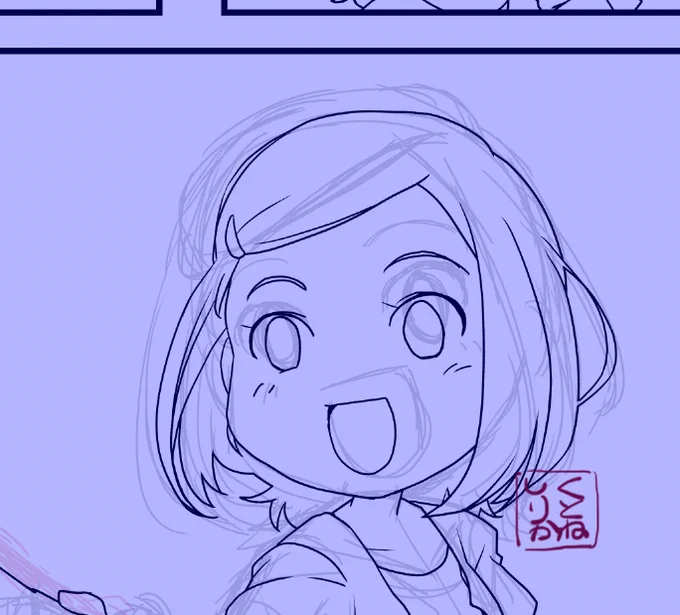 いちばん描きたかったコマが描けたのでこのまま駆け抜ける所存 