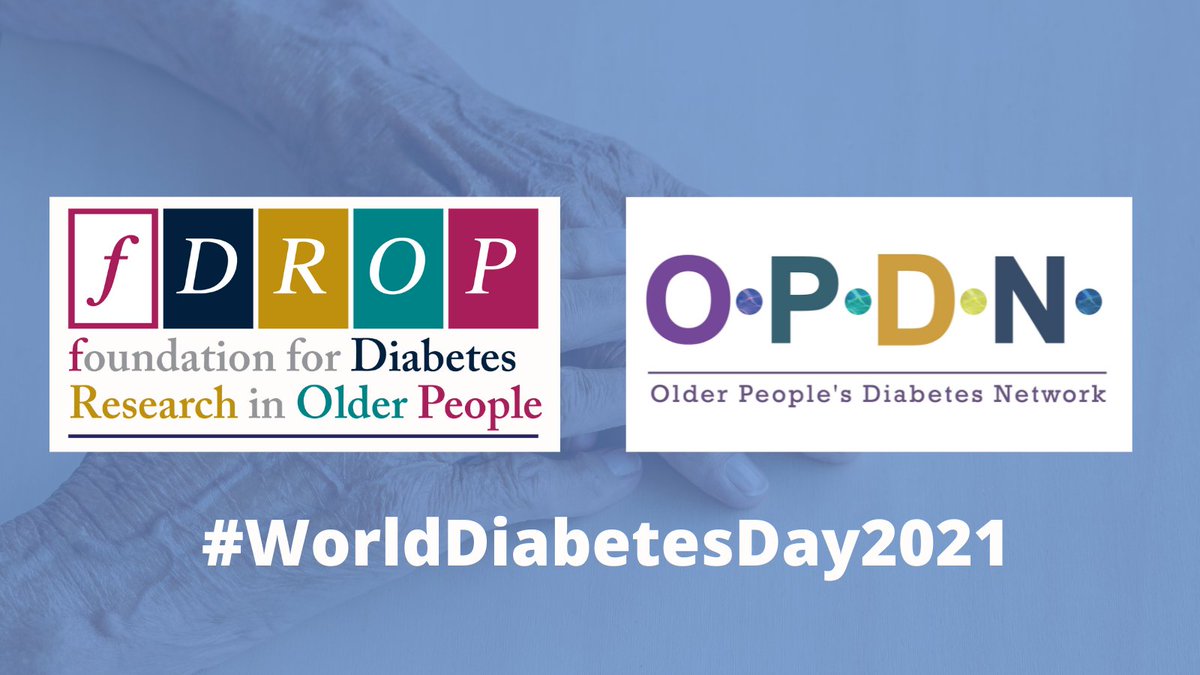 fDROP and the Older People's Diabetes Network (OPDN) send a message of hope to all clinicians in diabetes care to improve the lives of older people with diabetes.

Prof Alan Sinclair (Chair)

#WorldDiabetesDay2021 #WDD