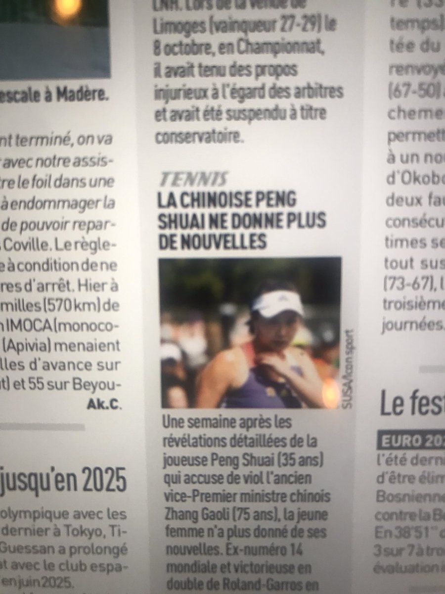 ldelhostal's tweet photo. Deux sportives courageuses que l’on réduit tranquillement au silence… https://t.co/ZlU8Vxbv98