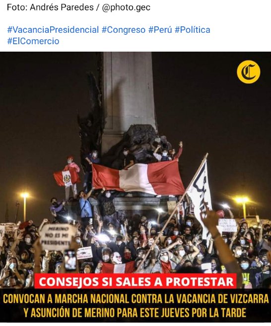NPCarcadio's tweet photo. Cómo olvidar cuando el grupo comercio impulsaba las marchas. https://t.co/fgAZ5WVVyS