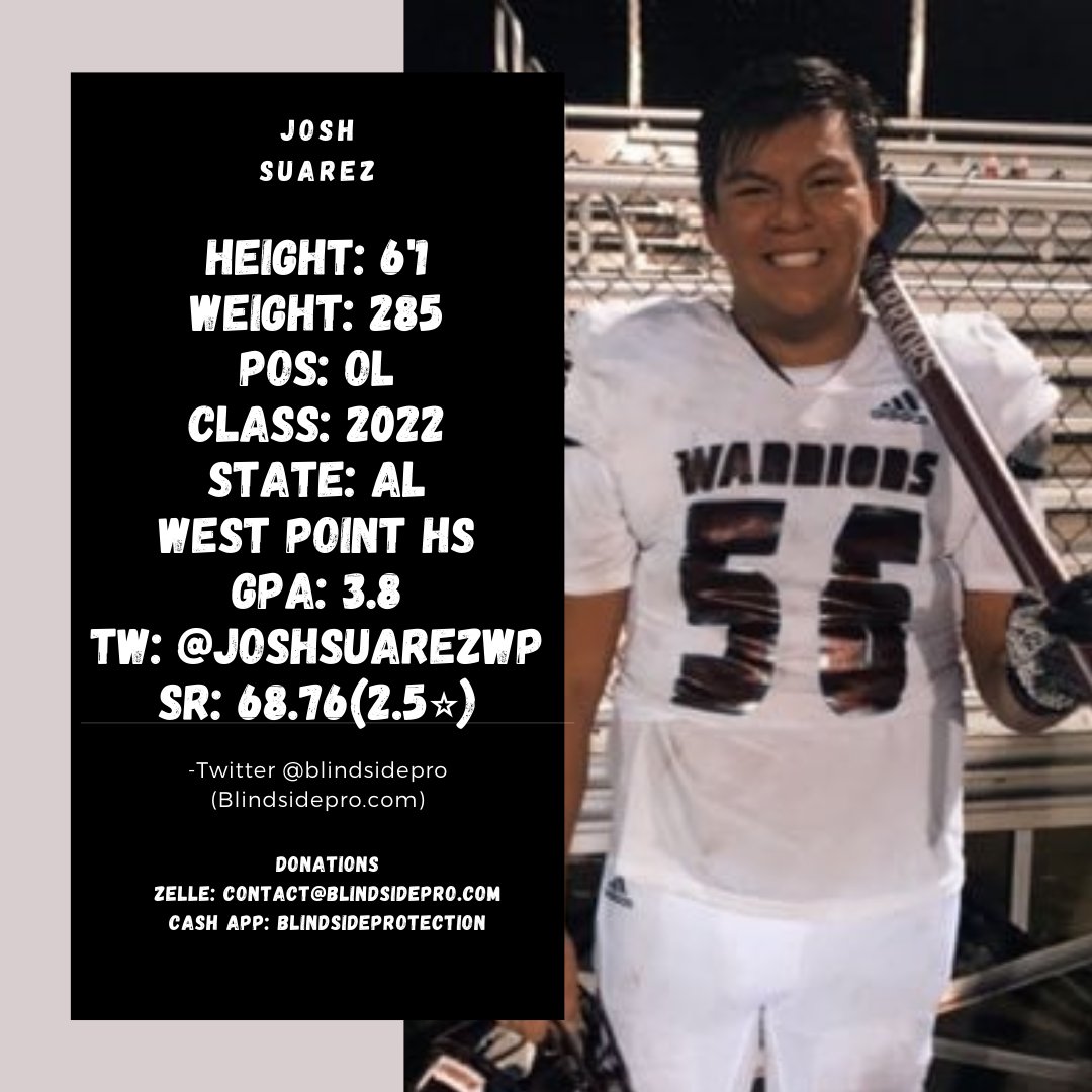 BrandonLeeFX's tweet photo. Shout-out to @joshsuarezwp he is officially being awarded 2.5⭐. We look forward to your growth both on and off the field. Very solid senior campaign. Coaches dm me or contact him directly. #checkoutmyhighlight 
https://t.co/C8B8lQsXJB https://t.co/ynVw3VHaJL