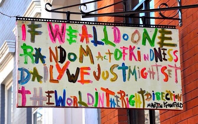 LEAD_Coalition's tweet photo. Please re-Tweet if you agree: If we all do one random act of #kindness daily, we just might set the world in the right direction. 

(image via @actionhappiness) #happiness #Alzheimers #dementia #mentalhealth #quote https://t.co/clEyBDvq3A