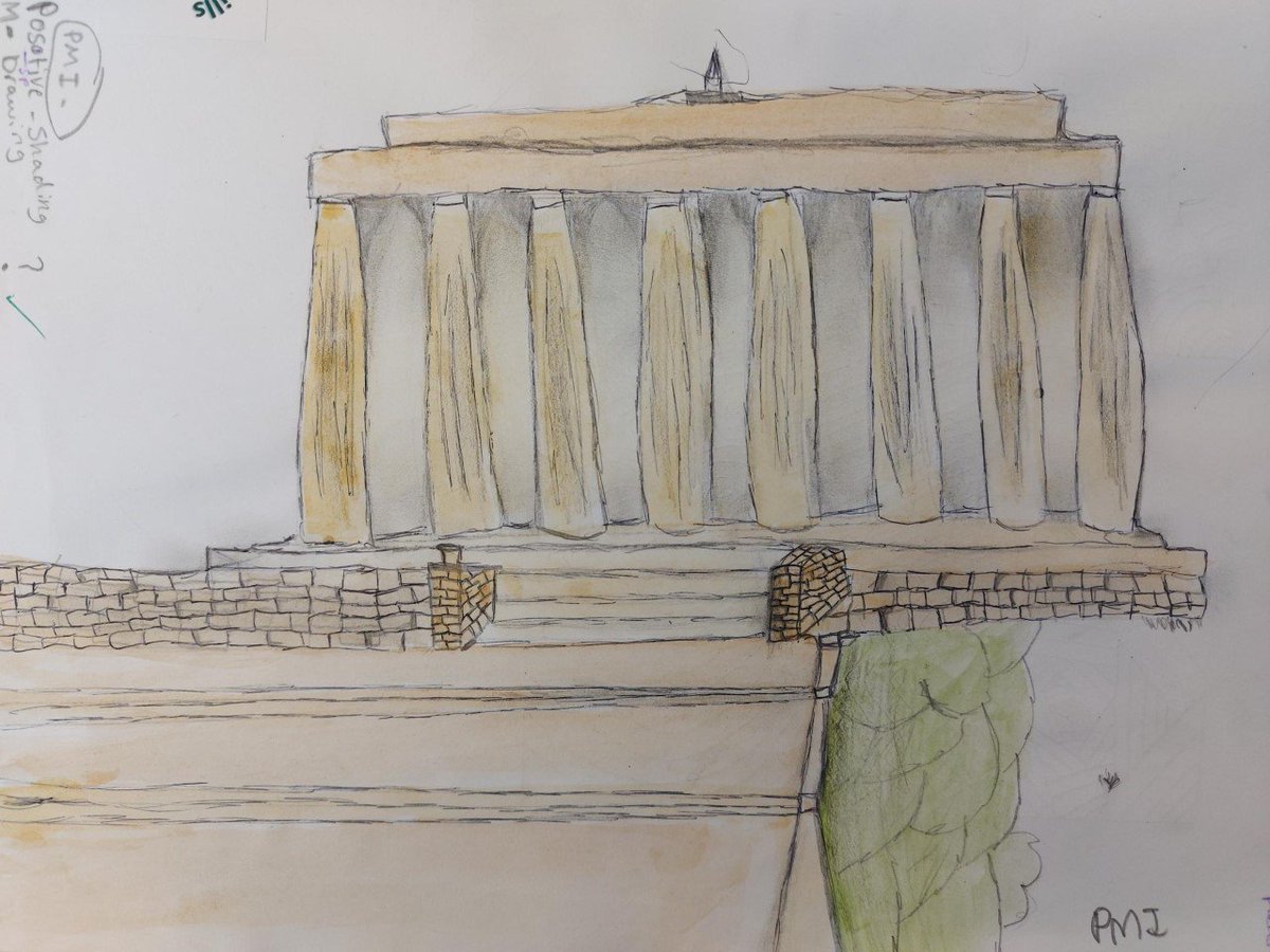 SSA_ADT's tweet photo. 9X3 have been looking at the Artist John Piper and have produced some really nice work in his style. https://t.co/CQV7cuU66R