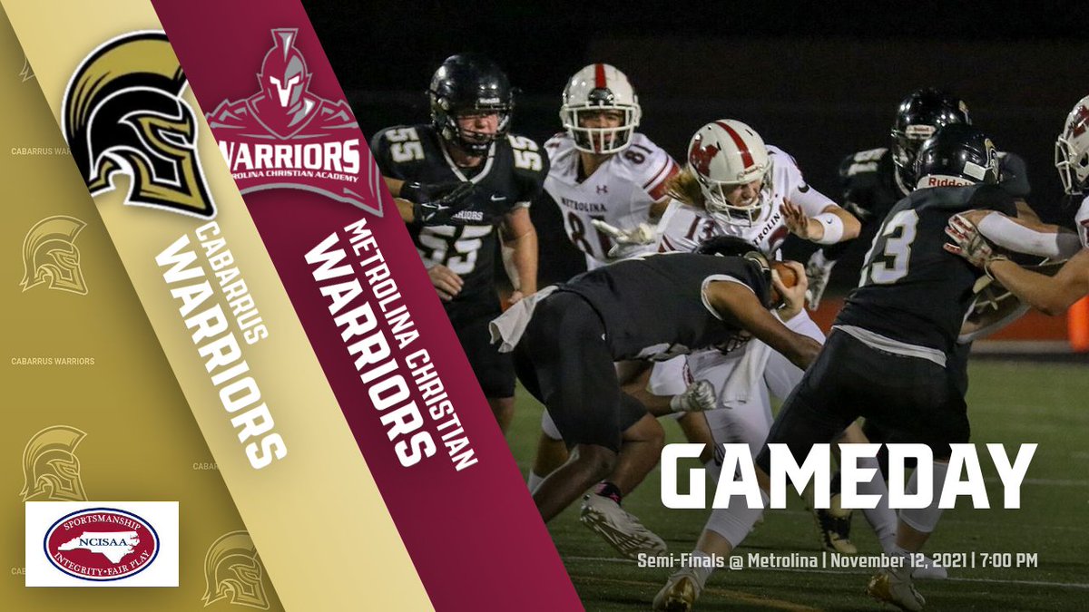 CannonCougarsFB's tweet photo. State Semi-Finals....Let's Go!
#thewarriorway
#fastfightfinishfamily https://t.co/6WnNLps0ob