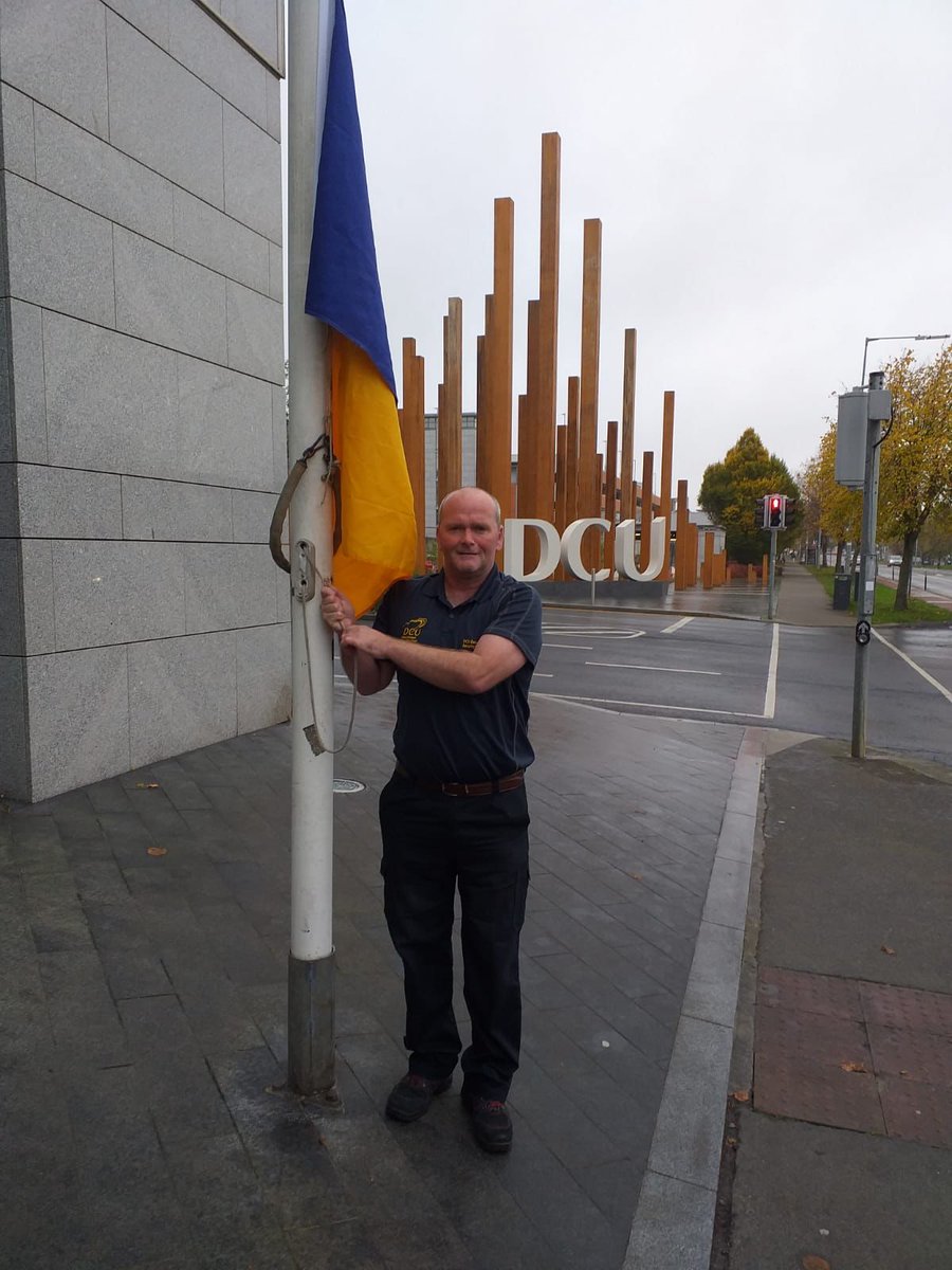 tyfalls's tweet photo. Great to see @liamasierra1 raise the saffron &amp; blue for @clgNaFianna Senior hurlers @DCU. Best of luck lads, in our 1st ever @DubGAAOfficial SHC final in Parnell tomorrow #NaFiannaAbú! https://t.co/XyT2Nf8hA8