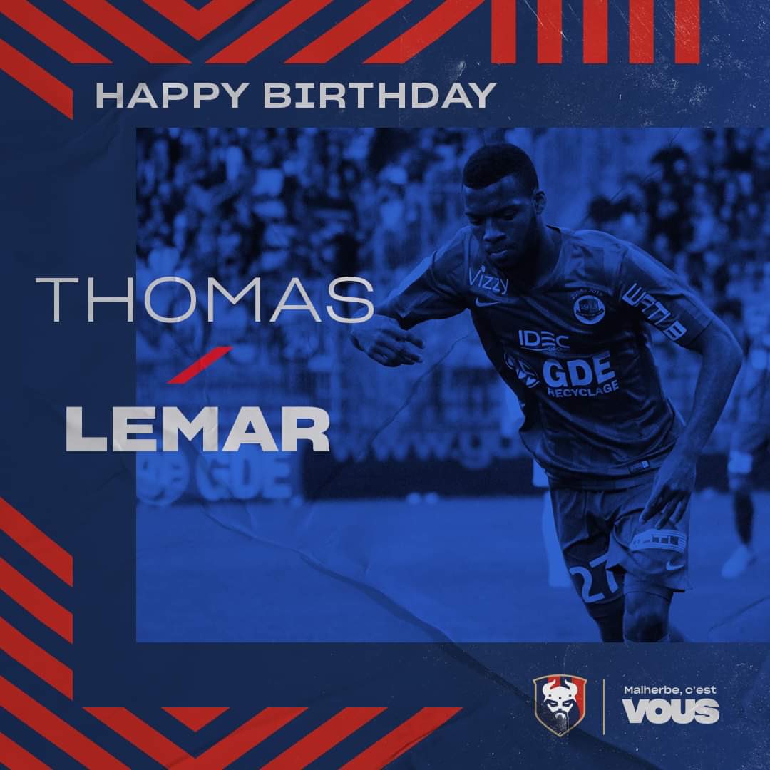 SMCaen's tweet photo. 🎂 𝗝𝗼𝘆𝗲𝘂𝘅 𝗮𝗻𝗻𝗶𝘃𝗲𝗿𝘀𝗮𝗶𝗿𝗲 Thomas Lemar ! 

Le joueur formé au @SMCaen fête aujourd’hui ses 26 ans 🥳🎈 

#SMCaen #TeamSMC https://t.co/elgi7kBUN6