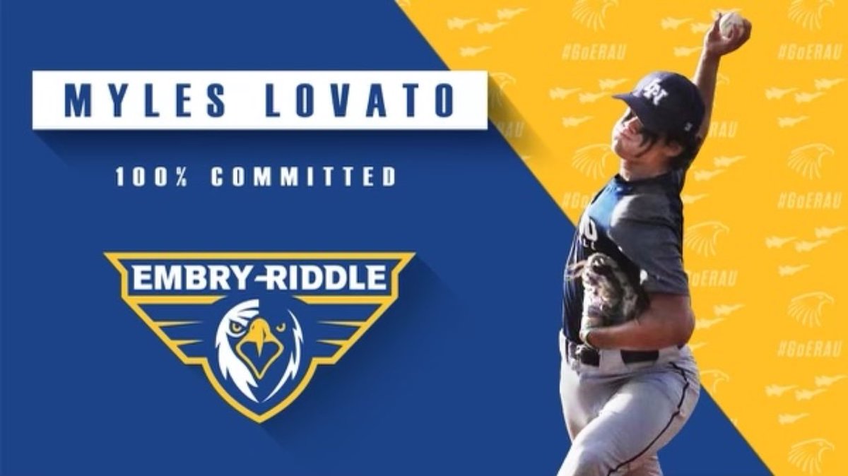 I am beyond excited to announce my commitment to Embry-Riddle Aeronautical University to further my academic and baseball career. Thank you to all my coaches, friends and family who helped me get to where I am today. #committed #AtlantaBluejays #Scorpions <a href="/ERAUBaseball/">Embry-Riddle Baseball</a> <a href="/r_stegall/">Randy Stegall</a>