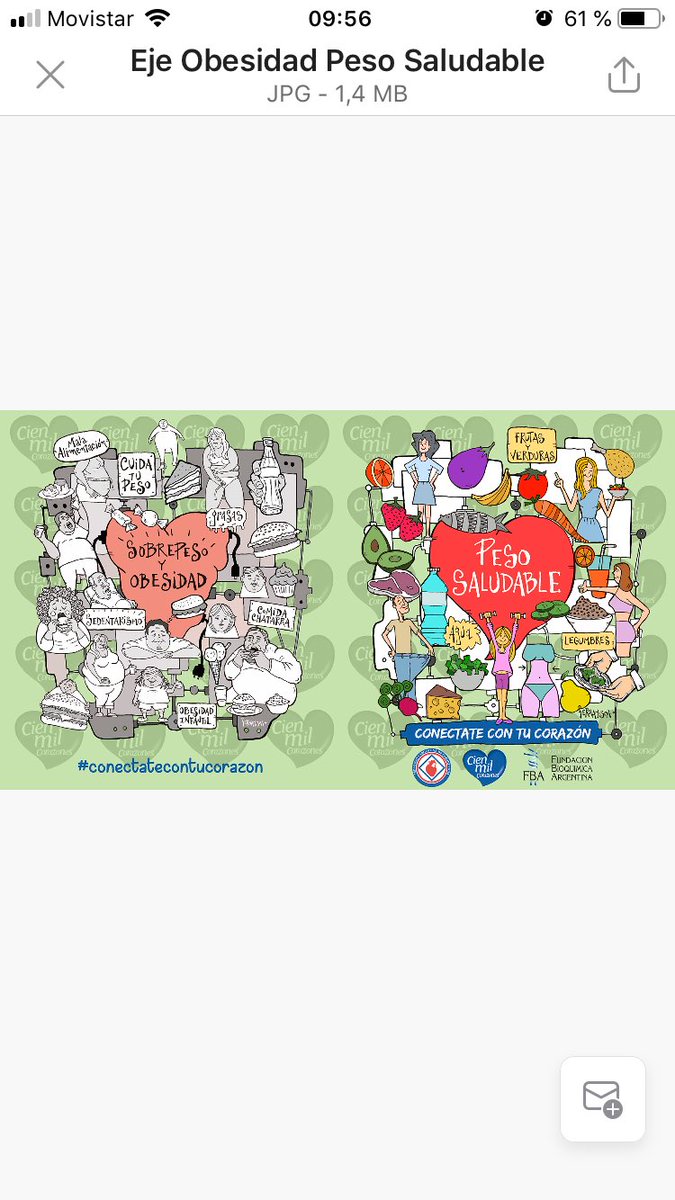 100milcorazones's tweet photo. Día Mundial de la Obesidad. El exceso de grasas, la mala alimentación, la vida sedentaria dan como resultado el sobrepeso y en algunos casos la obesidad. Se conmemora para fomentar la alimentación saludable, basada en un mayor consumo de frutas y verduras. https://t.co/IqXritLPz4