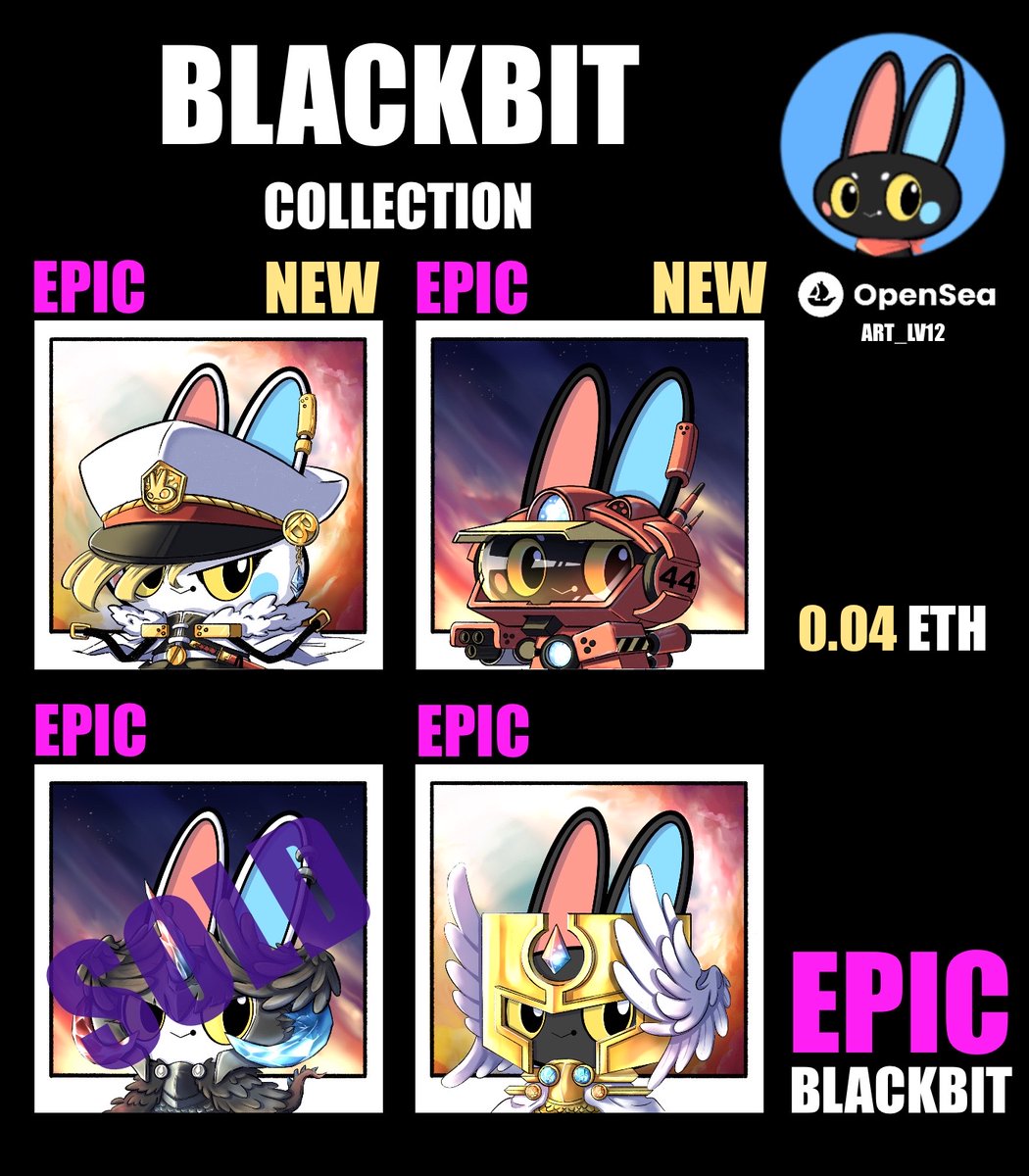 Artlv12's tweet photo. ⭕️⭕️Blackbit Collection⭕️⭕️

น้องๆเต็มเลย เข้าไปชมได้นะครับ
Hope you guys love them. 😚😚😚
👇👇
https://t.co/PF4ManSezl
https://t.co/LKp3Vbqvam

#NFTs #nftcollector #NFTcommuity #NFTTHAILAND #nft  #artlv12 #NFTJapan https://t.co/ufEknQTRBv