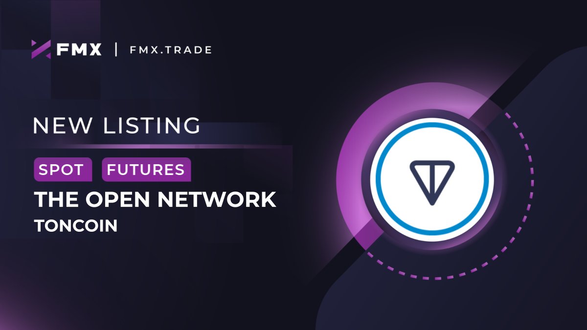 FmxTrade's tweet photo. #FMX has listed The Open Network (TONCOIN)

You can now trade TONCOIN spot and futures on FMX’s Website, iOS and Android interface.

👉 Details: https://t.co/BragIoeioE

#FuturesTradingMadeSimple https://t.co/zUlKDO8MkU