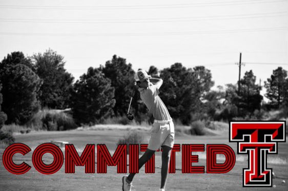 PriceHill3's tweet photo. I am beyond blessed and excited to announce my verbal commitment to play golf at Texas Tech University. I would to thank @Sandsman14 and @NathanWeant for this amazing opportunity. I can’t wait to be a Red Raider. Wreck em!                  @TexasTechMGolf https://t.co/RUigeyn5NG
