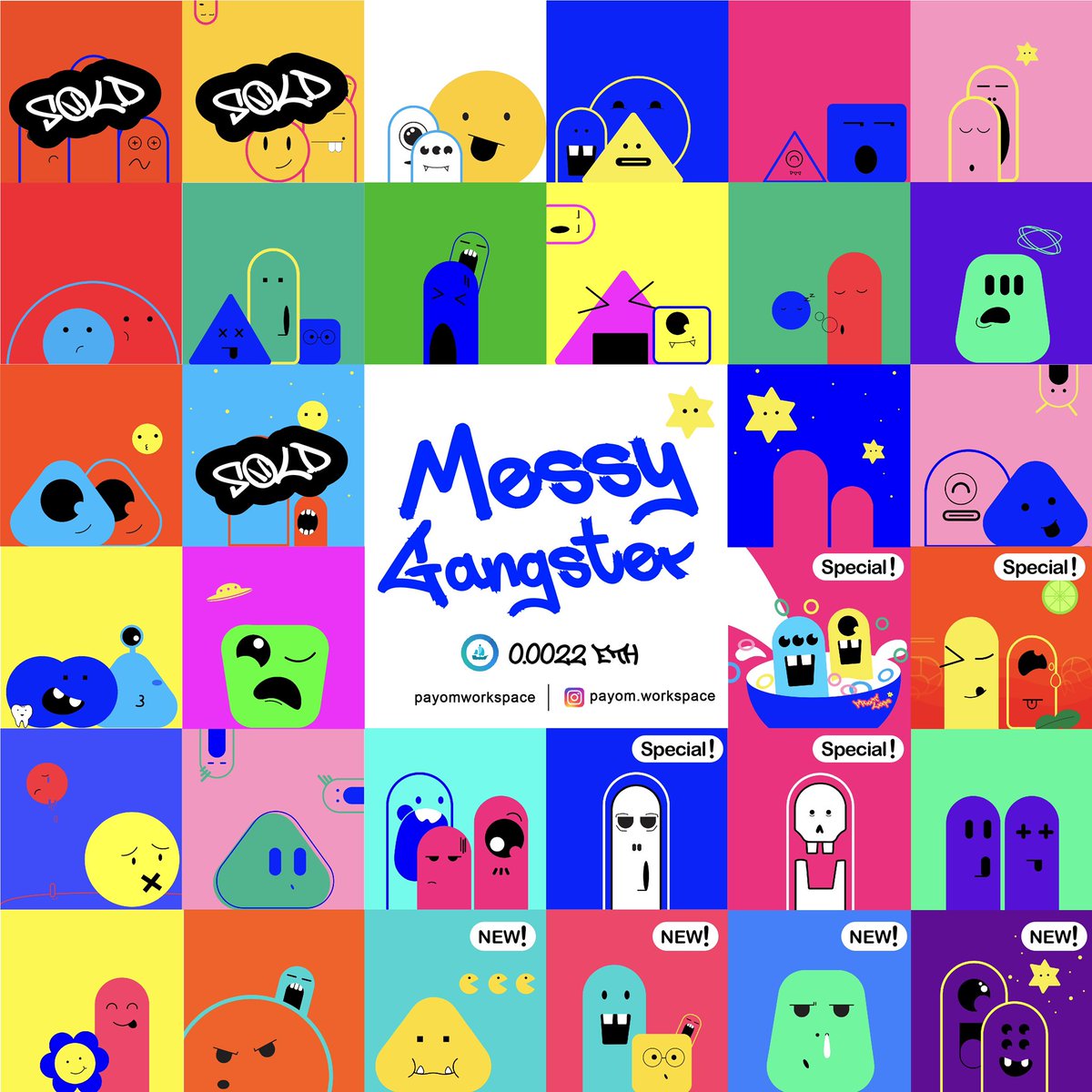 PayomWorkspace's tweet photo. ↓  Update Messy Gangster!! Drop ↓

🤪🔫Mischievous best friend 😎✨

Phase 1 : 32/32 

Let’s check it out!!
https://t.co/K9NJuGWOtO

Hope you like it シ

#NFTcollection #NFTCommunity #thainft #NFTTHAILAND #MessyGangster #NFTCollectors https://t.co/Rr6qzTXxUz