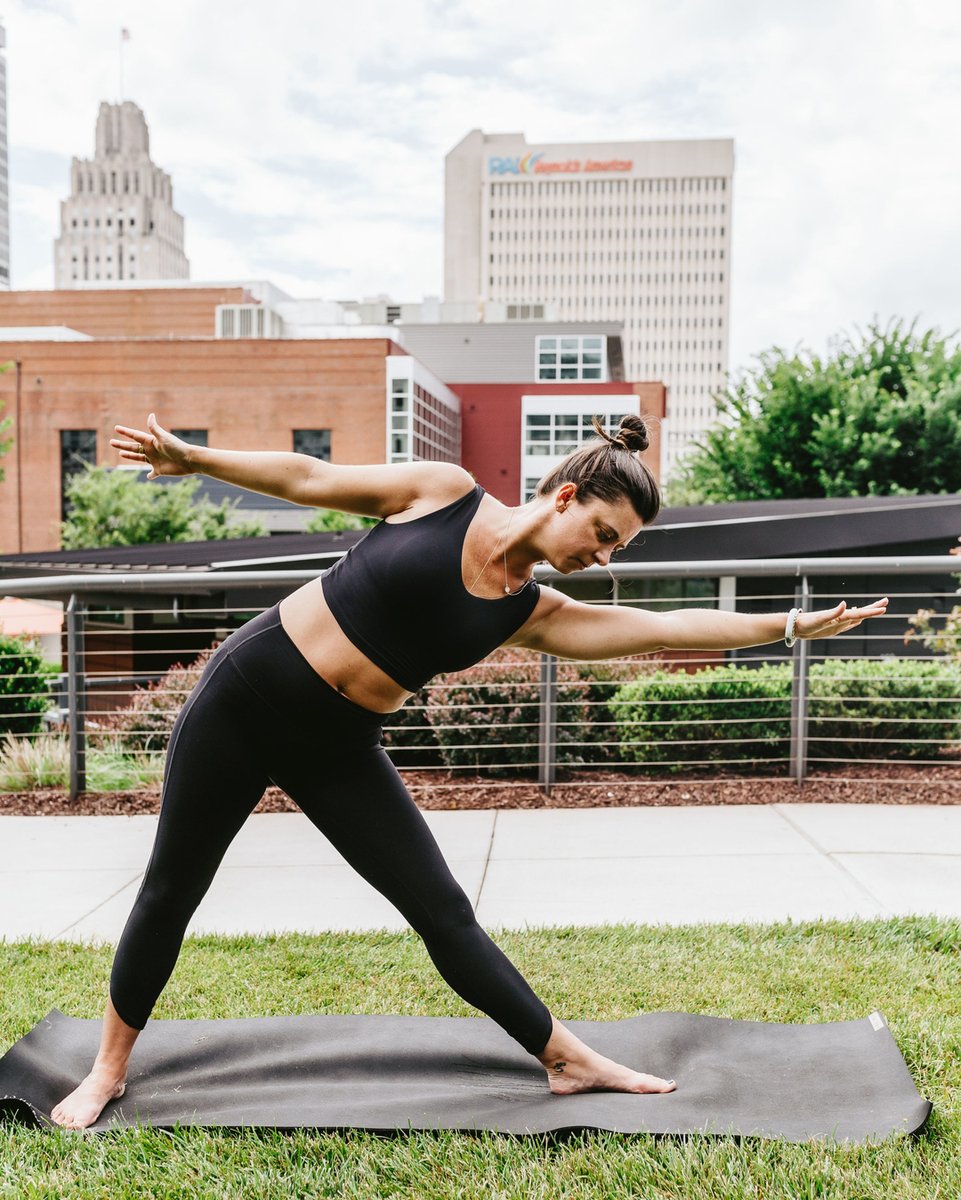 K10Yoga's tweet photo. When I first moved to #wsnc after almost a decade at the coast I couldn't believe how expensive classes were. I was used to practicing yoga in secret attics led by majestical women and in a studio that shared strip mall space with Big Lots and a grocery store. The classes were di https://t.co/YdM6HHdCFC