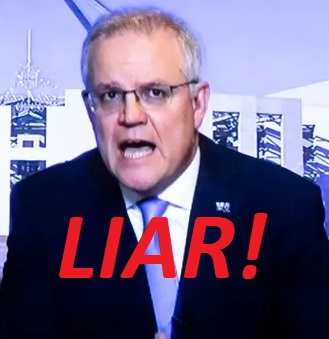 Cellmate101's tweet photo. @RonniSalt Everything about #ScottyFromHorizon is a LIE! His bullshit #Faith, that he does not follow as it commands, his Hatred of Women, his History & his corrupt Government, His entire Life...All built on LIES! Every word @ScottMorrisonMP utters is π― #ScomoBabble LIES! πππ‘π‘ https://t.co/EgTwdTuhTw