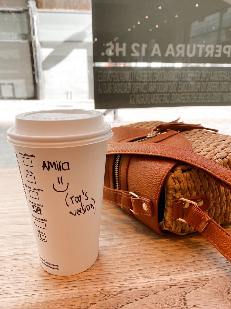 amitoowell131's tweet photo. @Starbucks …but on a friday, in a cafe.. i watched begin again ❤️🧣 it’s 8 am, i didn’t sleep because i was listening #RedTaylorsVersion  all night and i’m the first person in my country Uruguay buying @taylorswift13’s favorite beverage!!! i’m so happy🥺 @Starbucks https://t.co/xY4RwnB5uZ