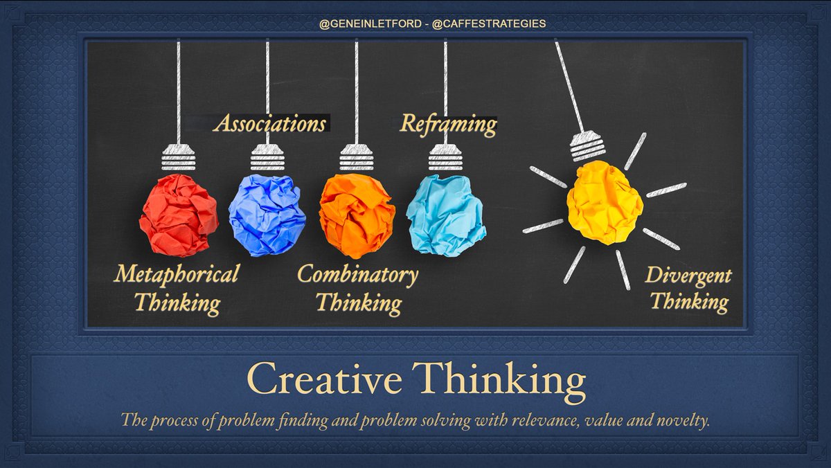 RichCreate's tweet photo. Creativity is not magic. There are actual cognitive processes that you do when you are thinking creatively. 

They will be the most coveted skills of this next decade.
Watch...just watch.

More Info on Intercultural Creativity®
https://t.co/lVX78pkbUP

#CreativeThinking #Innovate https://t.co/YiscicHhrI