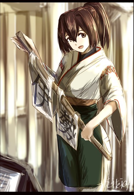 「ise (kancolle) japanese clothes」Fan Art(Latest)