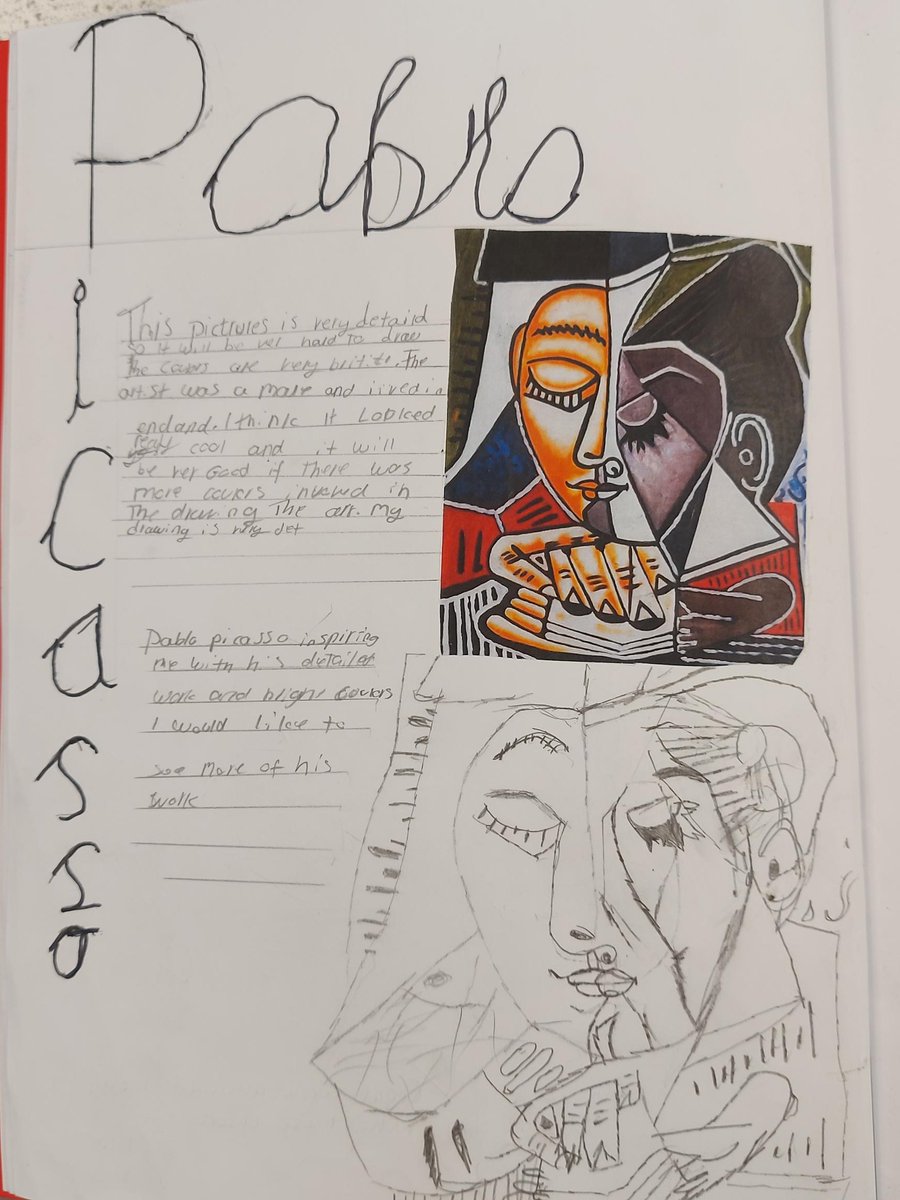 SSA_ADT's tweet photo. 8Y2 have been learning how to analyse an artist and their work these are a few of the great examples the class produced. Not bad for a first attempt. https://t.co/ZoVoiFbyyQ