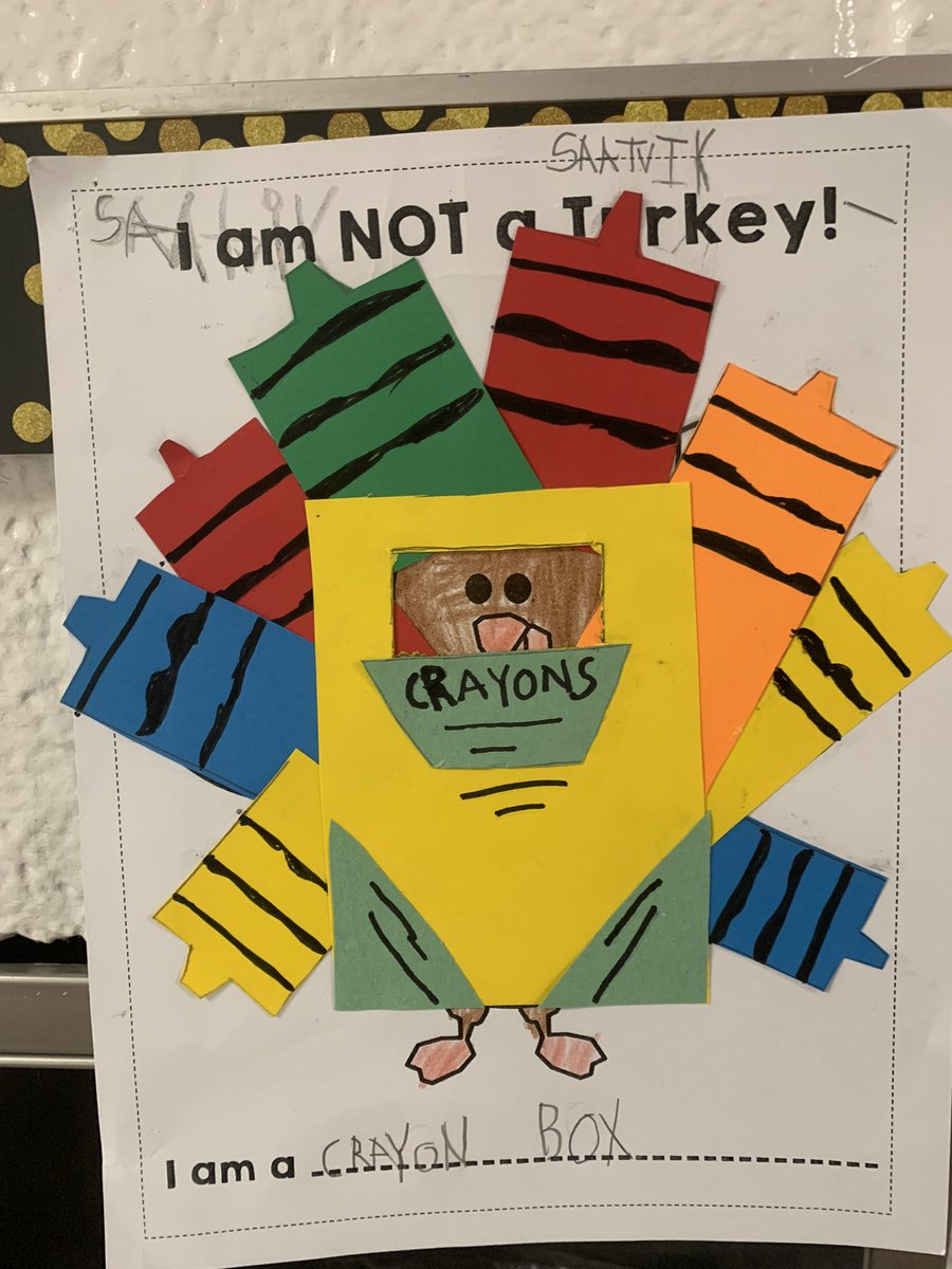 MrsKWood14's tweet photo. Kindergarteners Turkey’s in disguise! @BRRSDHamilton https://t.co/wE5YGK9E8x