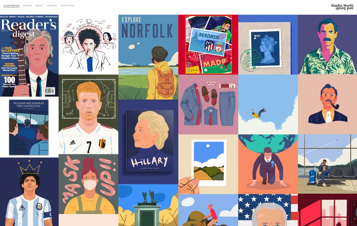 Updated my website with new work. studionorthandsouth.com. Would love to hear from any art directors looking to commission illustration. Looking forward to working with you. Thanks. #illustration #portfolio #artdirectors #publishing #editorial