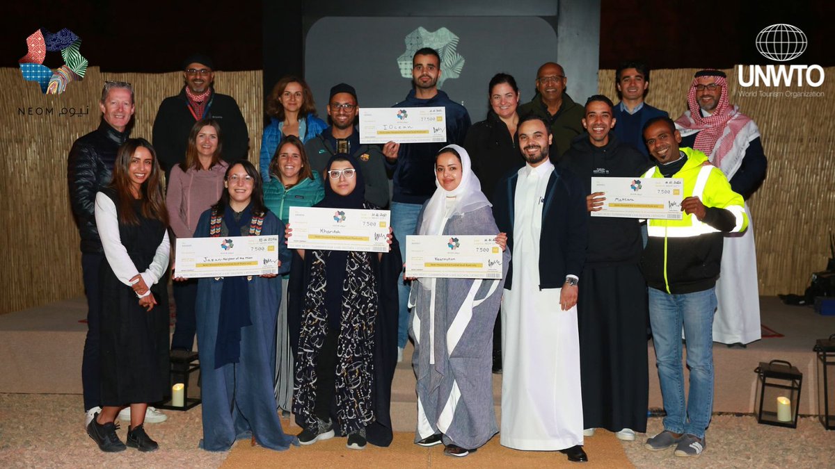 UNWTOAcademy's tweet photo. . 🏆Congratulations to the winner of the 'Tourism Experiences of the Future' challenge by @NEOM x @UNWTO
👏#iOcean aims to establish the first commercial marine IoT infrastructure and platforms in the Red Sea and the Arabian Gulf
Meet the finalists here https://t.co/wEfBhexMSz https://t.co/eMM3tFnKvP