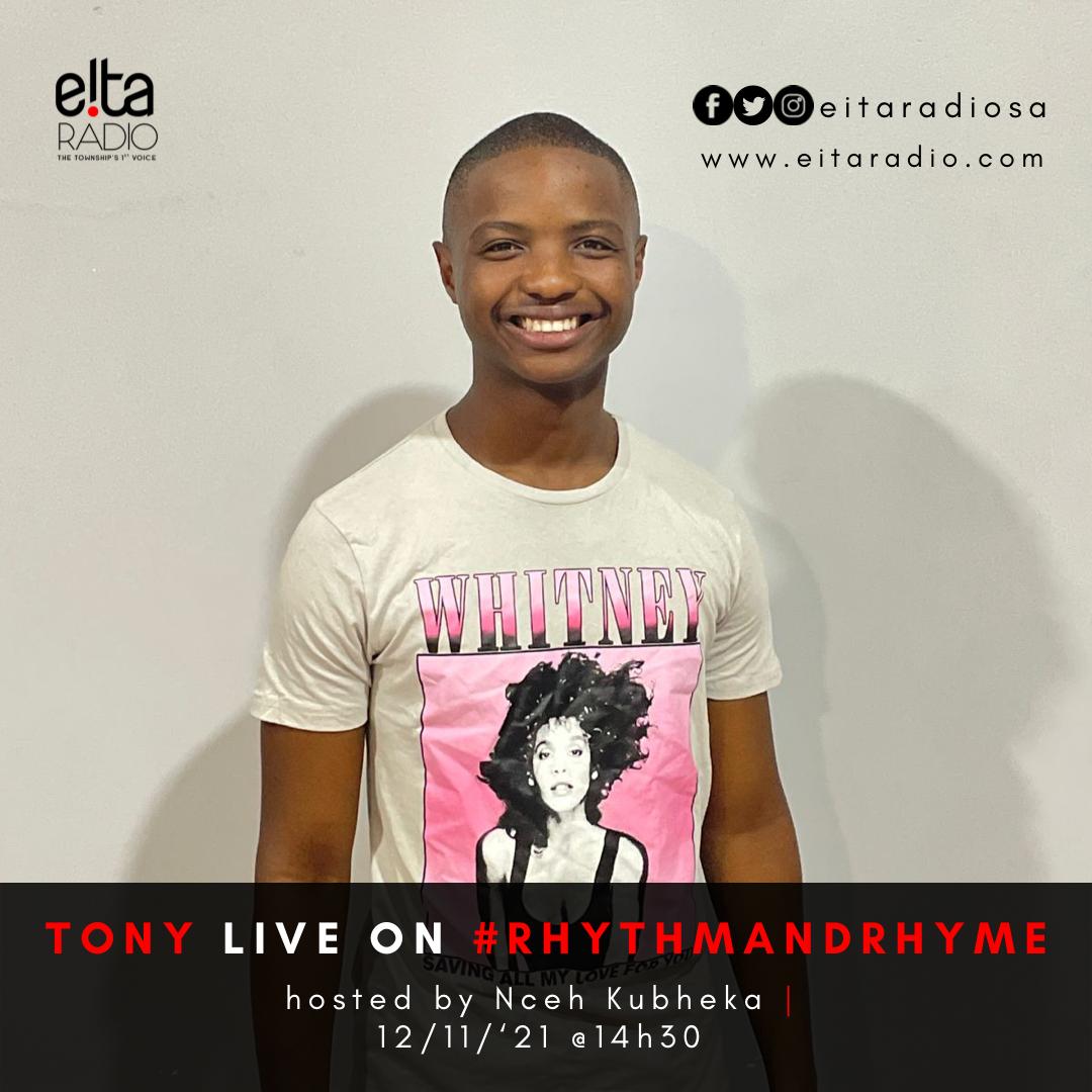 eitaradioSA's tweet photo. Catch our guest eMCee TONY live on #Rythm&amp;Rhyme with @Nceh_Kubheka 

#FridayVibes 

https://t.co/JY9gdxzfnO https://t.co/BCPVJMPbTf