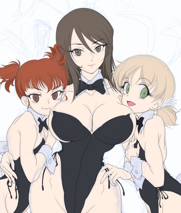 ちなみにミカのおっぱいは初期ラフから二周りほどデカくなってますw (この後もうちょっとだけ大きくするかもww) 