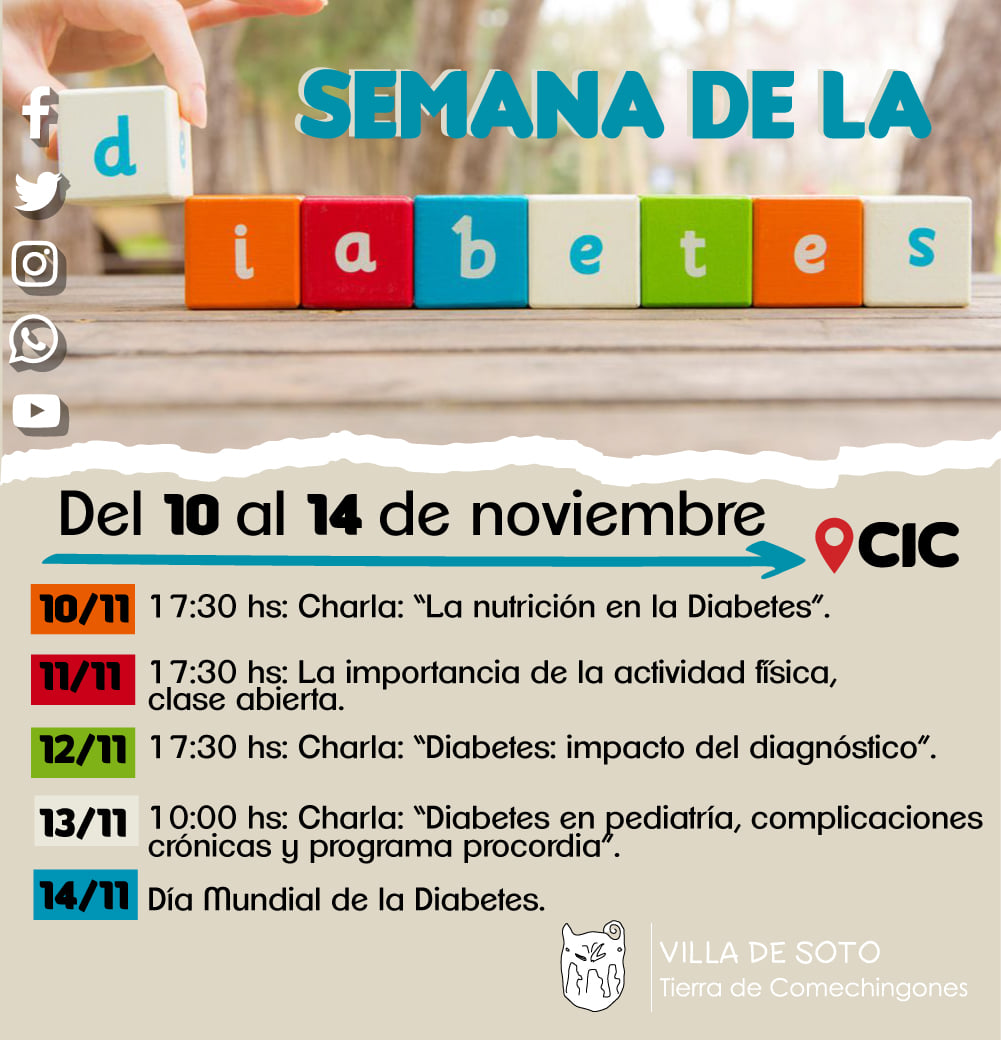 sanroquefm's tweet photo. JORNADAS INFORMATIVAS SOBRE DIABETES
#EDLM–El móvil de exteriores se acercó hasta el CIC para conversar con la Dra. Luciana Tobares sobre las distintas charlas informativas y preventivas que se están realizando en el marco de la semana de la diabetes.Adjuntamos placa informativa https://t.co/w9ZkIXJSDh