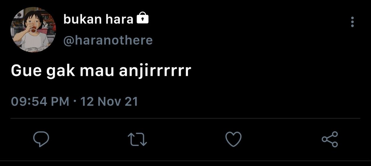 jumxntara's tweet image. 119. Gak mau.