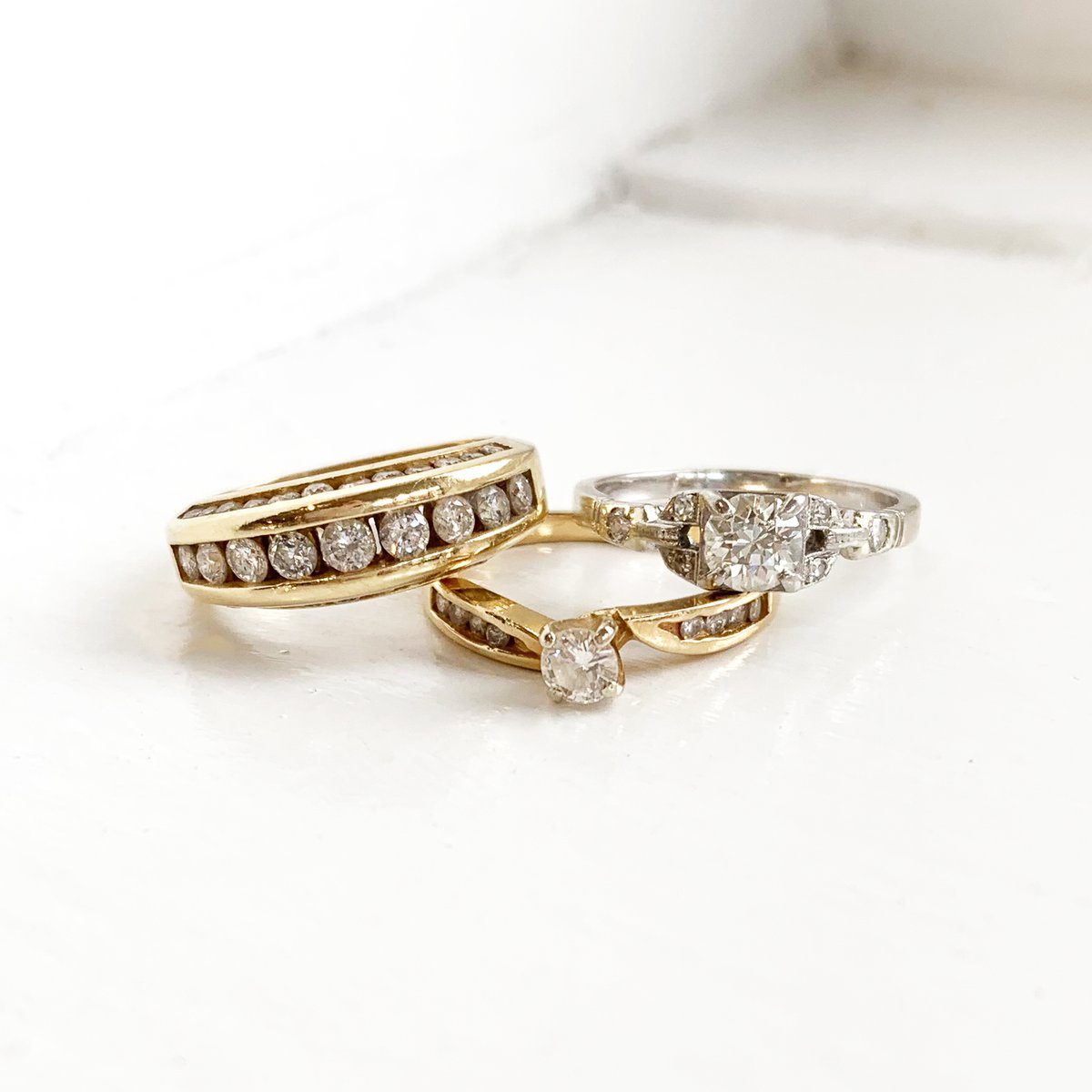 Our client came to us with a dream of honouring her late husband &amp; their 30 wonderful years together. Her cherished diamonds have taken on a new life. With her new partner's ongoing support throughout this journey, it made for the perfect tribute. Let us tell YOUR story.