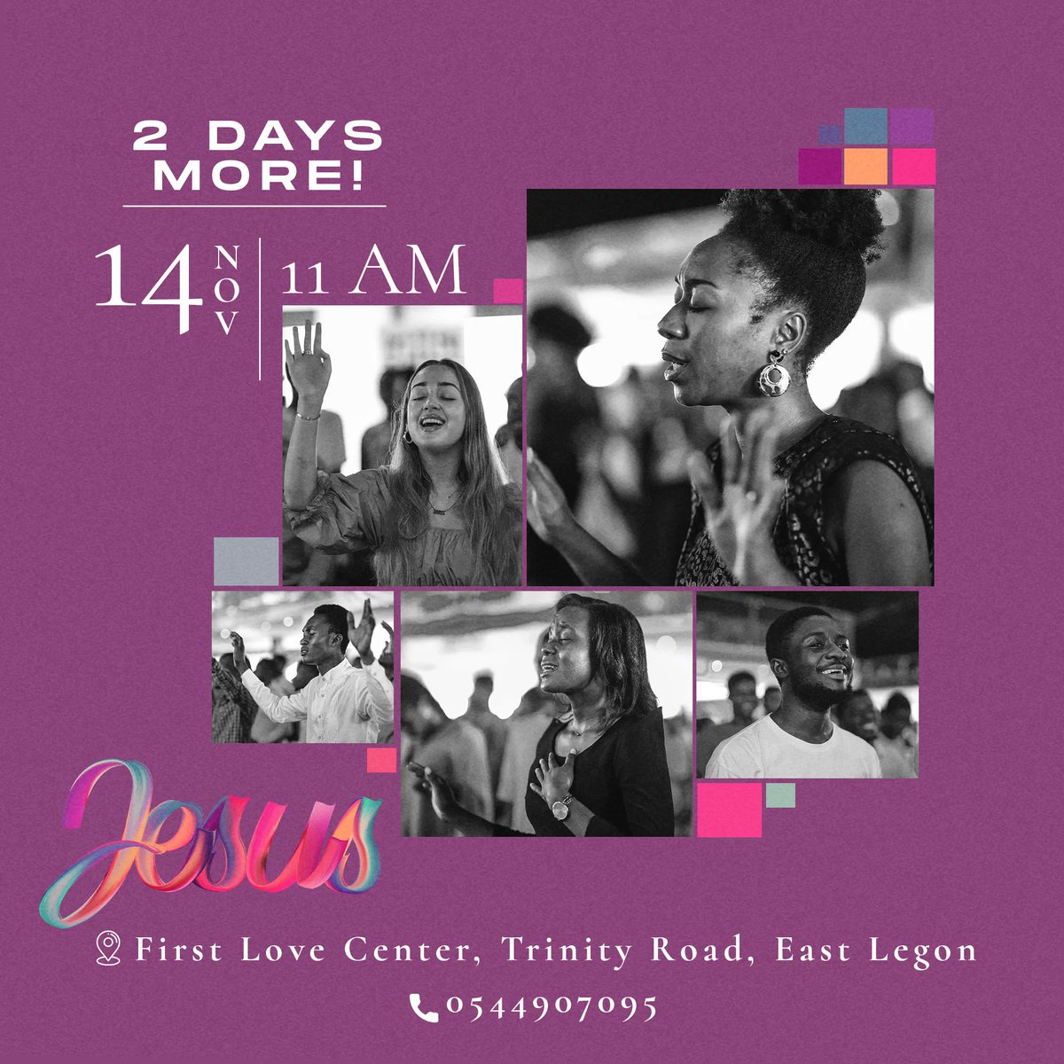 FirstLoveCenter's tweet photo. Jesus Weekend is almost here.
If there is someone you haven't invited, do it now!
This weekend, everyone is going to hear about Jesus!
#JesusWeekend #JourneytoJesus #FirstLoveCenter https://t.co/eGrywjCfh2