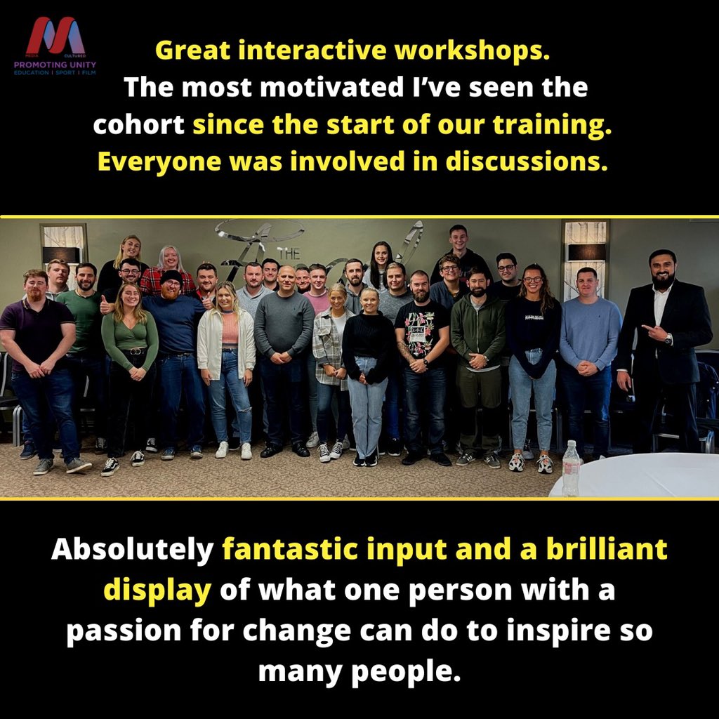 Thank you <a href="/NYP_Training/">NYP Training</a> 
“A genuine and emotive input that cemented why I decided to be a police officer, to challenge racial abuse and promote diversity in every community”.
Search: mediacultured.org to learn more! 
#education #racism #radicalisation #cve #pve #training