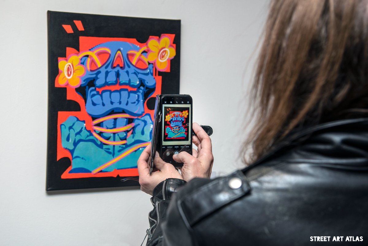 StreetArtAtlas's tweet photo. Well done @riffdraw x @BSMTSPACE on a successful preview night of ‘Solitary’

Now open till 21st November

#tonyriff #bsmtspace #urbanart #illustration #streetartatlas https://t.co/ydWvIwyII1