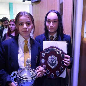 mccareers1's tweet photo. Fantastic turnout for @MountCarmelHigh Awards Evening last night, it was great to present @DofE Bronze certificates to the Y12s and the Duke of Edinburgh Trophy to Morgan &amp; Louis and DofE Resilience Award to Emily. Well done all! #TeamMC #DofE https://t.co/dQelT24Vd9
