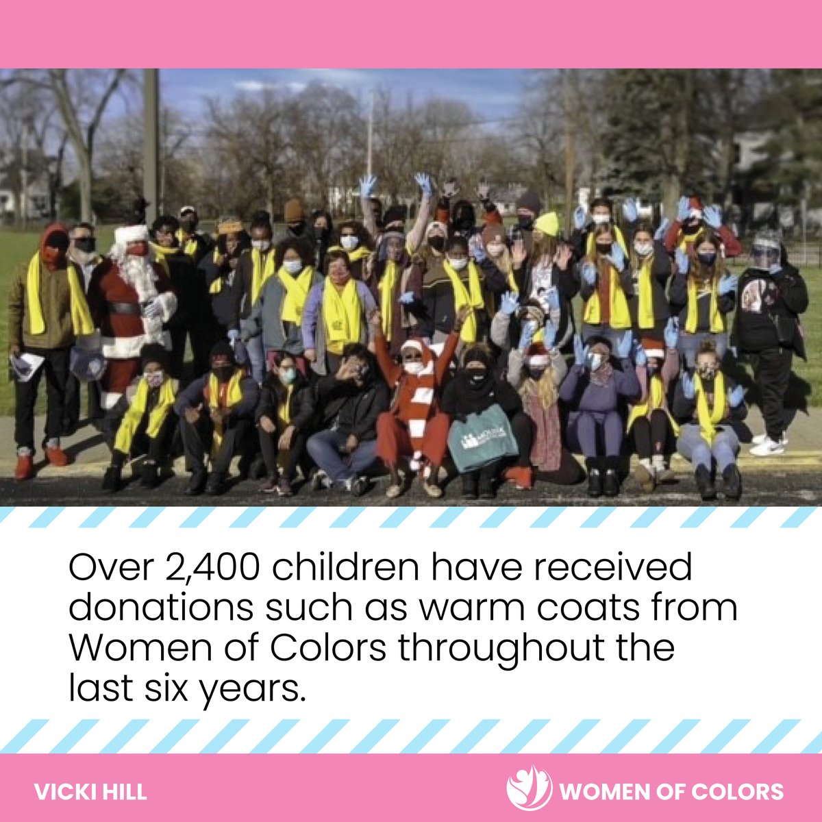 ColorsWomen's tweet photo. Meet Vicki Hill, who serves as the #co-chair for Women of Colors and #coordinates WOC’s #annual coat #giveaway program. https://t.co/EPWwKXaADc