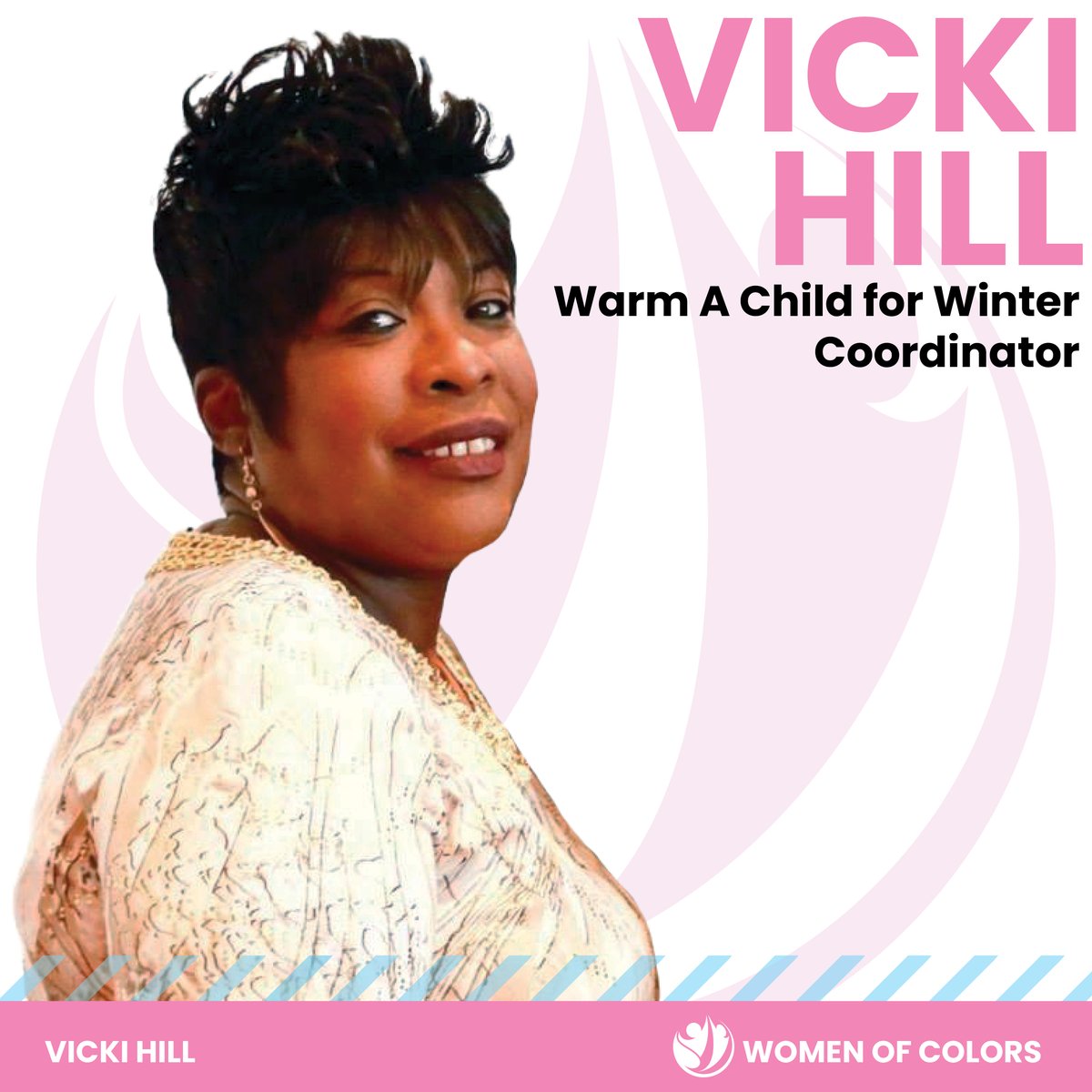 ColorsWomen's tweet photo. Meet Vicki Hill, who serves as the #co-chair for Women of Colors and #coordinates WOC’s #annual coat #giveaway program. https://t.co/EPWwKXaADc
