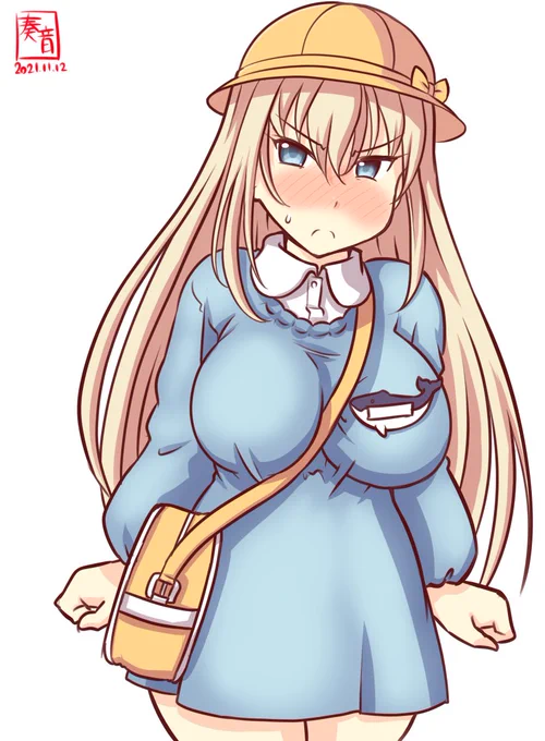 「もちろん私は、いつだって頑張ってるわ!」

#艦これ版深夜の真剣お絵描き60分一本勝負
#艦これ版真剣お絵描き60分一本勝負_20211112
#ビスマルク 