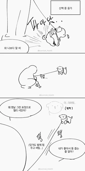 그냥 멀리서 쳐다보는 걸수도잇지만
엄청 멀리 떨어져잇는걸 