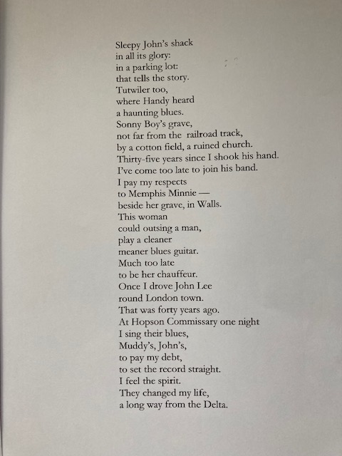 DorsetWriter's tweet photo. #BluesPilgrimage2 #2of2 #WordsOnTheTable @ChiBluesHistory @AmeriBluesScene #Blues @JackieKayPoet @BukkaWhiteBlues
Part 2 of "Blues Pilgrimage", a poem from "Words on the Table"
https://t.co/hOHAnXcabL
https://t.co/AQEkqqmZNo https://t.co/ONJBlfR0tJ