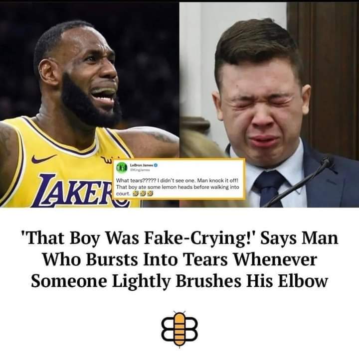 ImNotThatGuy8's tweet photo. #LetsGoLeBron. IJS #RittenhouseTrial https://t.co/cZLpY7cQPj