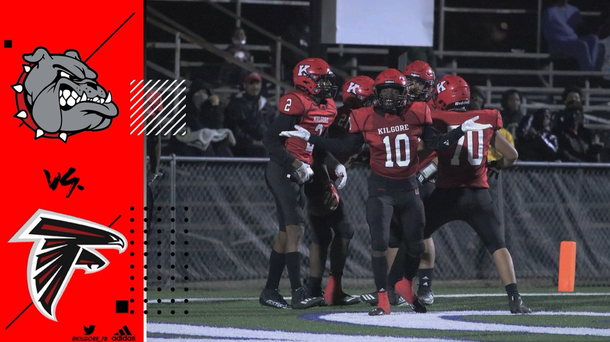 kilgore_fb's tweet photo. GAMEDAY! Bi-District match up! We know it’s a trip but wear your red, be loud, and BRING THE 🧃
🆚 Huffman-Hargrove Falcons
⏰7:30
🏟Monte Jack Driskell Stadium 
📍Crockett, Texas
#ALLIN
#STATE
#RespectTheK
#GoldballSZN https://t.co/f514rHXewM