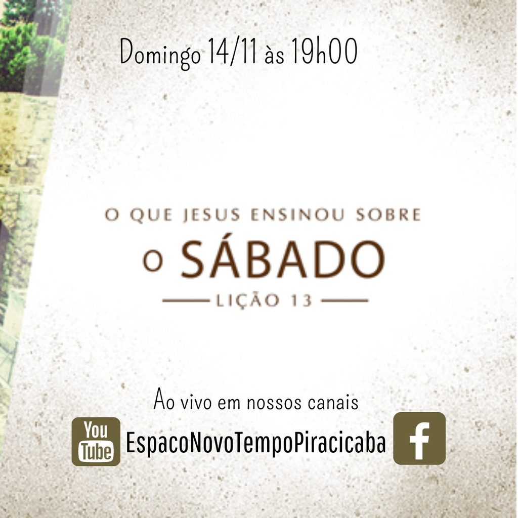 Espaco_NT's tweet photo. // Ensinos de Jesus \\ - O Sábado está presente na história humana desde a criação do mundo. Depois que tudo foi criado, Deus abençoou o homem dando-lhe um dia de descanso, um símbolo e um mandamento Eterno. 

Jesus disse muitas coisas sobre o Sábado! Qu… https://t.co/LiV7Qzq9Ti https://t.co/s0XzajsShx