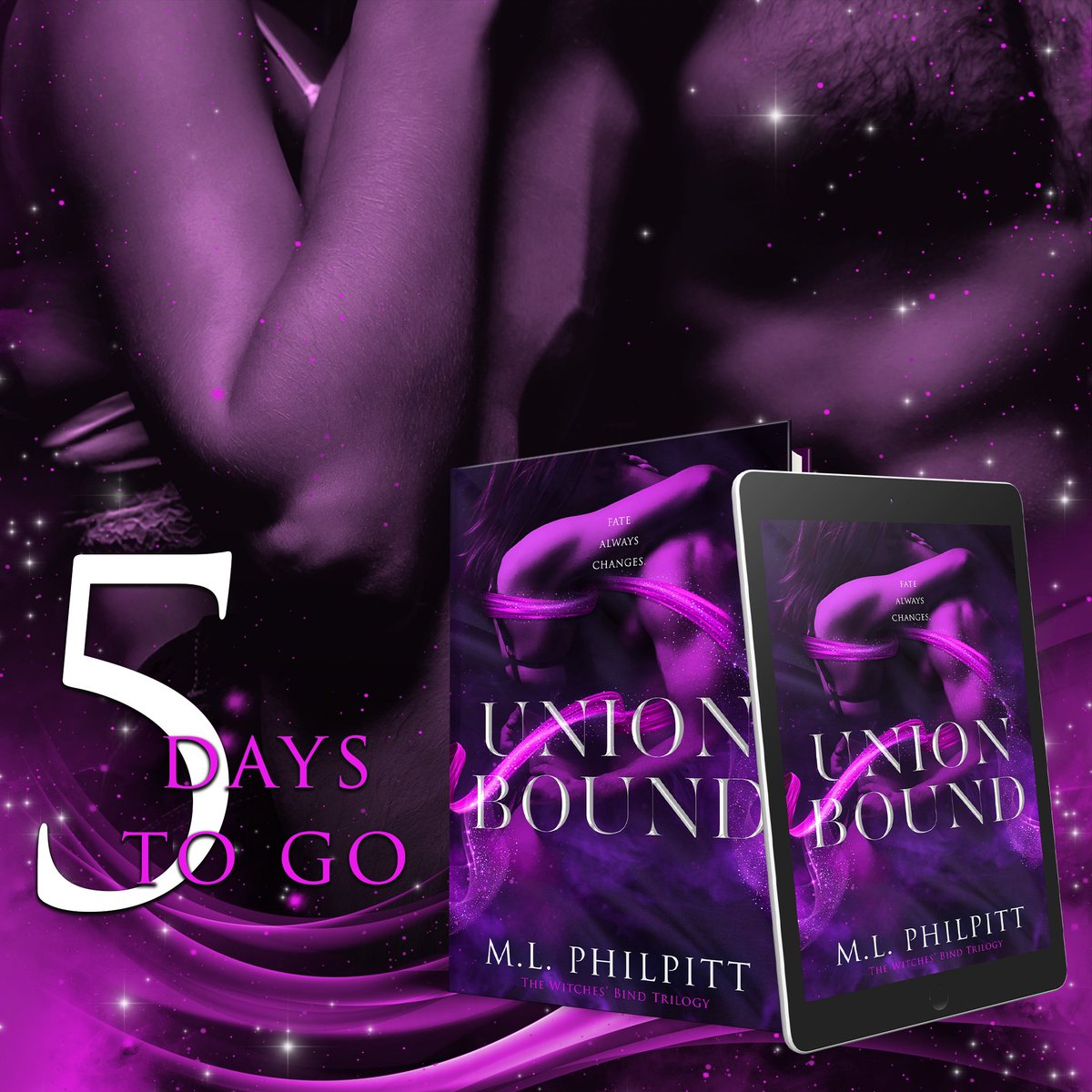 ashleycarr6908's tweet photo. ✩ υиισи вσυи∂ ¢συит∂σωи ✩
#UnionBound @mlphilpitt is coming in 5 Days!
#UnionBoundCountdown #MLPhilpitt
#ParanormalRomance #WitchesBindTrilogy
#PreOrder https://t.co/FR4DXPrWOJ
#Goodreads https://t.co/NLY2XK4yUe
#Promote https://t.co/78irMR9EOr
#Hosted @TheNextStepPR https://t.co/27iL7iq6RH