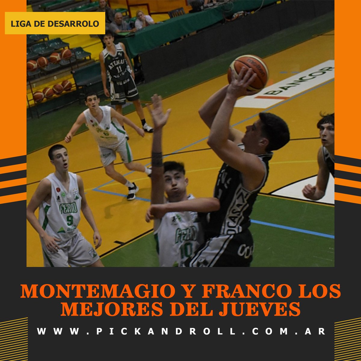 #LDD 

Riachuelo volvió a ganar como local, en este caso, ante Peñarol con Gallardo y Franco como figuras. Argentino doblegó a San Lorenzo con Montemagio como gran valor. Atenas superó en casa a Ferro de la mano de Segura y Lábaque.

▶️pickandroll.com.ar/noticias/56274…