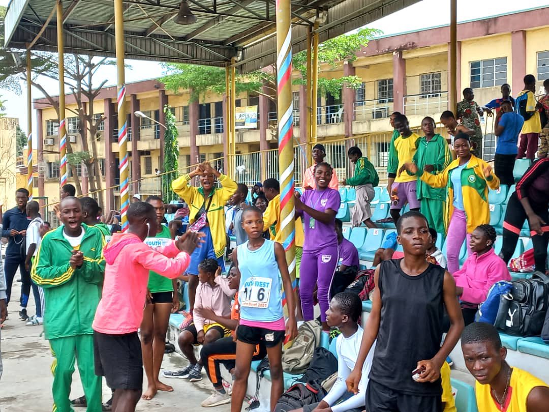 iambolar's tweet photo. LIVE: Shot Put action at the Southwest Developmental Athletics Meet 2021. Happening at the Sports Centre, Yaba College of Technology, Yaba, Lagos. 

#SouthWestDevEvents2021 https://t.co/behbkxpaGa