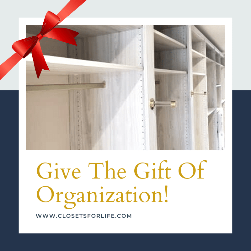 ClosetsForLife's tweet photo. We all have that hard-to-buy-for-person on our Christmas list, right? Why not give the gift of organization just in time for Christmas! We have just a few openings left to get your closets or another area of the home designed and installed before Christmas
https://t.co/OukzaXIvnF https://t.co/a2EtsKiyc8