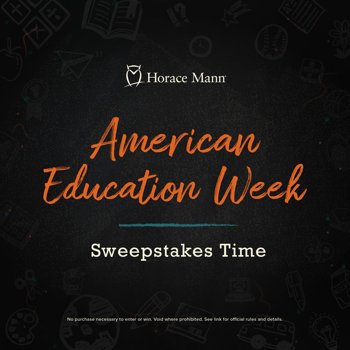 HoraceMann's tweet photo. Who’s ready for #AmericanEducationWeek?

We’re giving away 10 $150 Target gift cards and announcing the winners on Nov. 19!

Learn more and enter here: https://t.co/q9UW3MWfCL https://t.co/3Nw4k5I7Dv