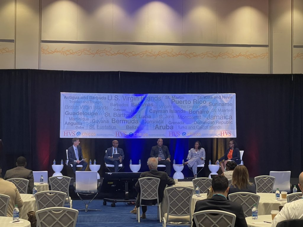 CHICOS_HVS's tweet photo. Government Leaders Panel #CHICOS2021
Leaders representing Turks &amp; Caicos 🇹🇨, Saint Lucia 🇱🇨 and Jamaica 🇯🇲. https://t.co/virGEl2Vfw