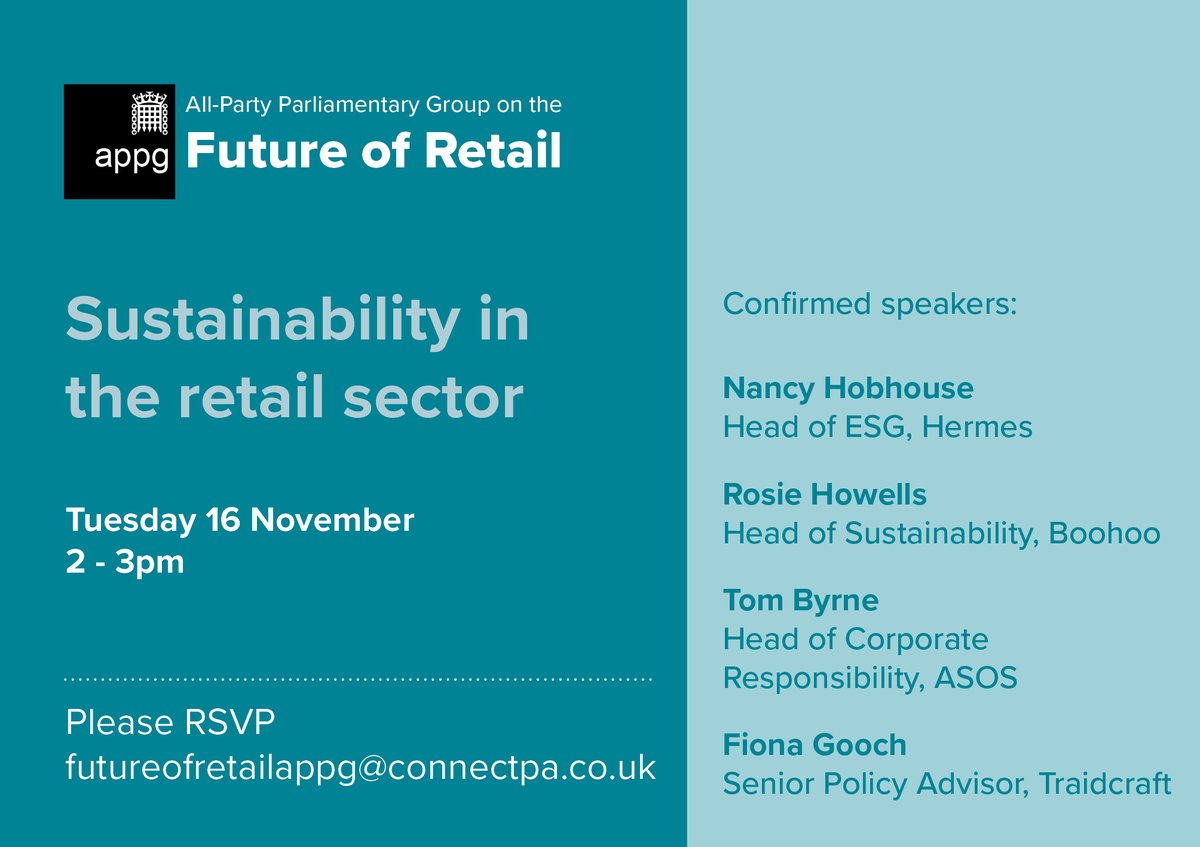 Future of Retail APPG tweet media